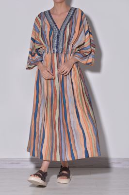 پیراهن زنانه بلند طرحدار