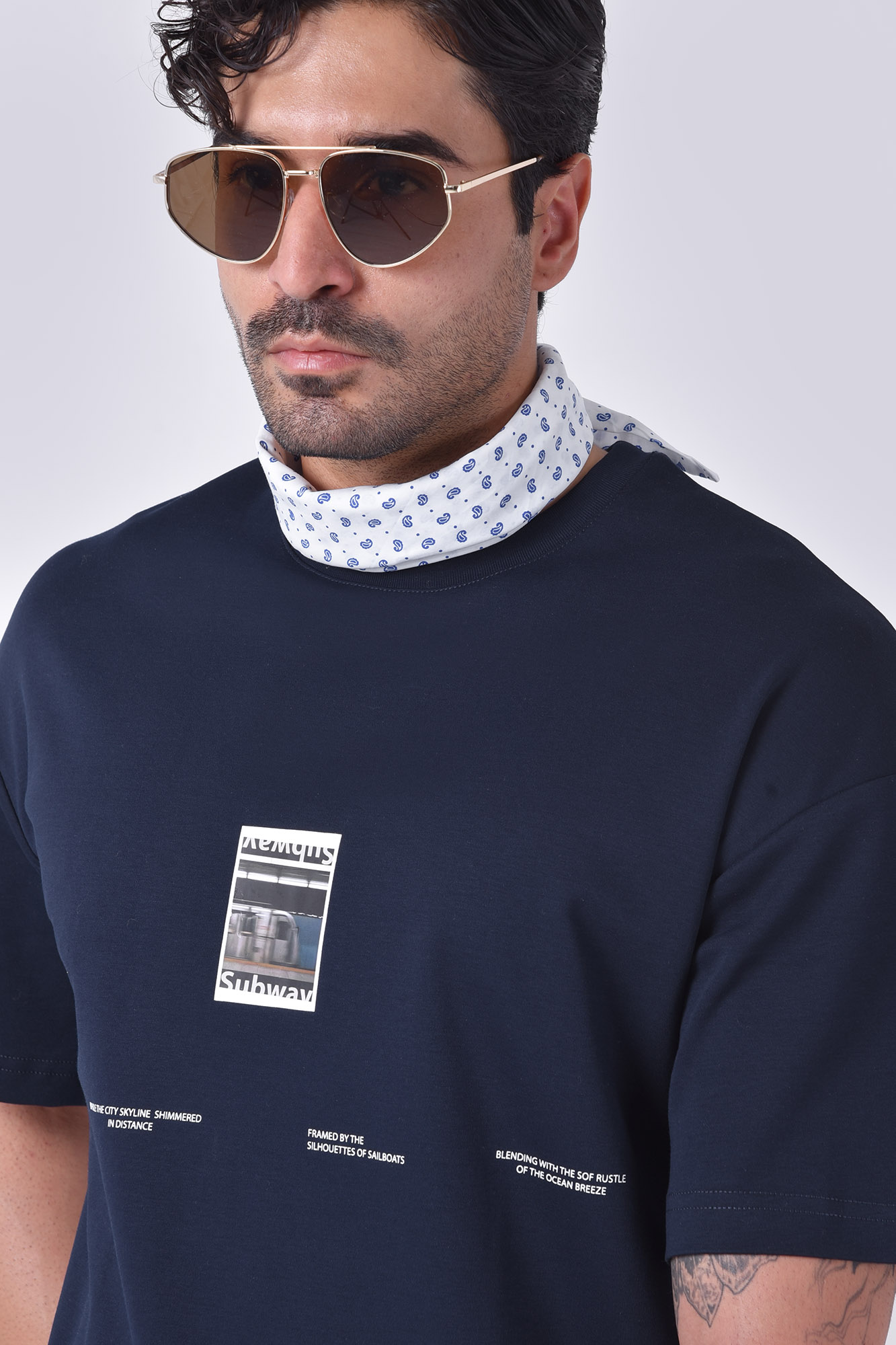 تیشرت آستین کوتاه چاپی