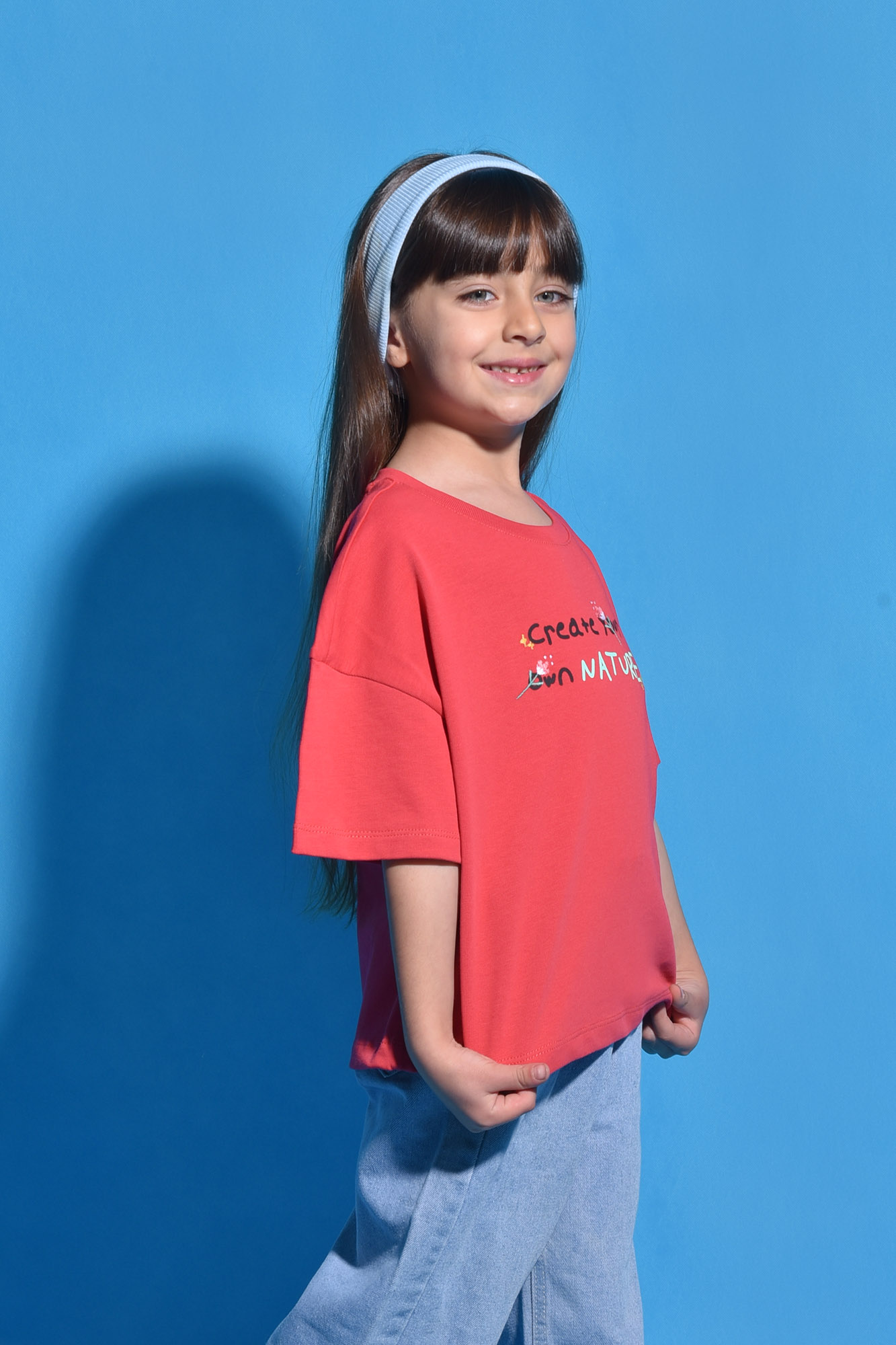 تیشرت آستین کوتاه چاپ و گلدوزی