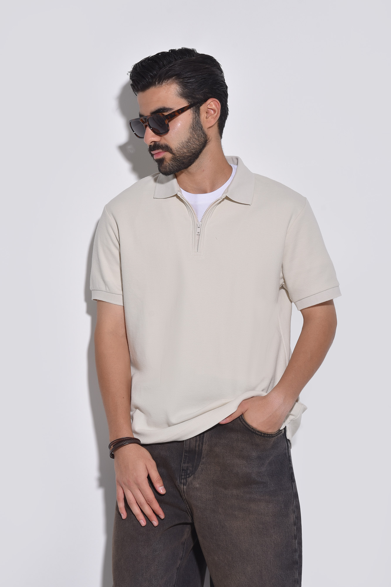پولوشرت آستین کوتاه ساده