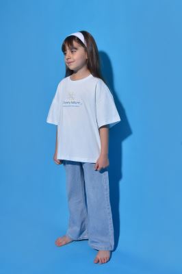 تیشرت آستین کوتاه چاپ و گلدوزی