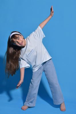 تیشرت آستین کوتاه چاپ و گلدوزی