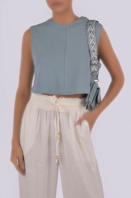 تاپ تیشرتی گلدوزی زنانه