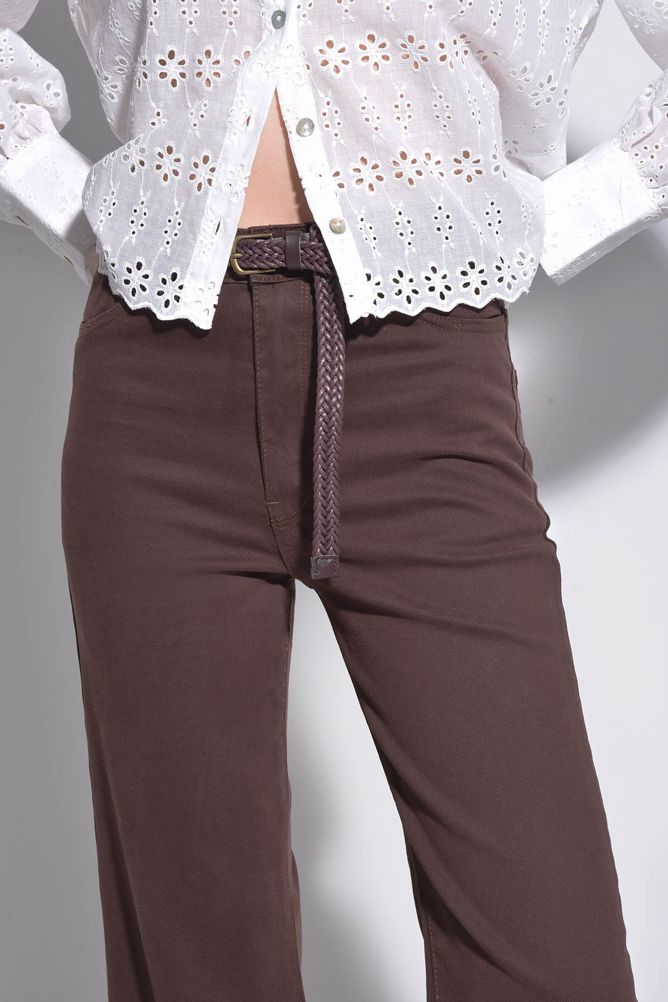 شلوار کتان ساده