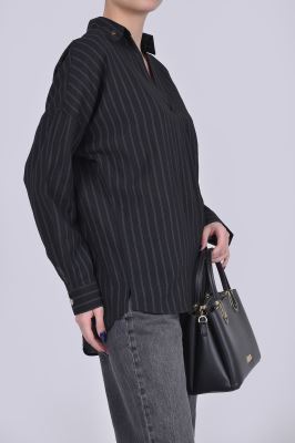 بلوز آستین بلند راه راه