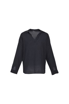 بلوز آستین بلند راه راه