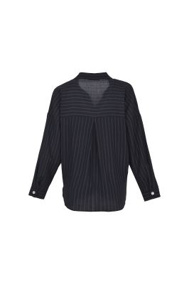 بلوز آستین بلند راه راه