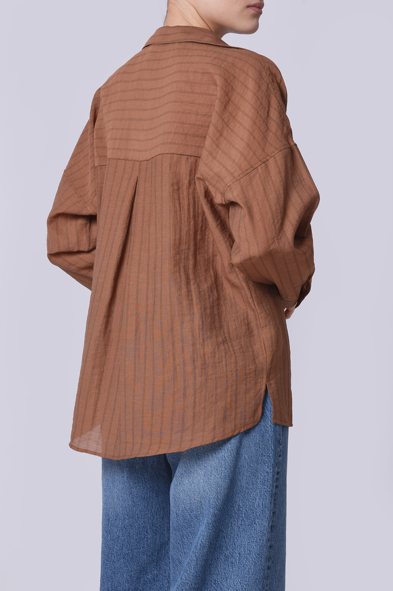 بلوز آستین بلند راه راه