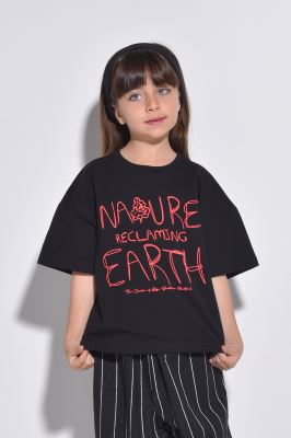 تیشرت آستین کوتاه چاپی