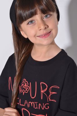 تیشرت آستین کوتاه چاپی