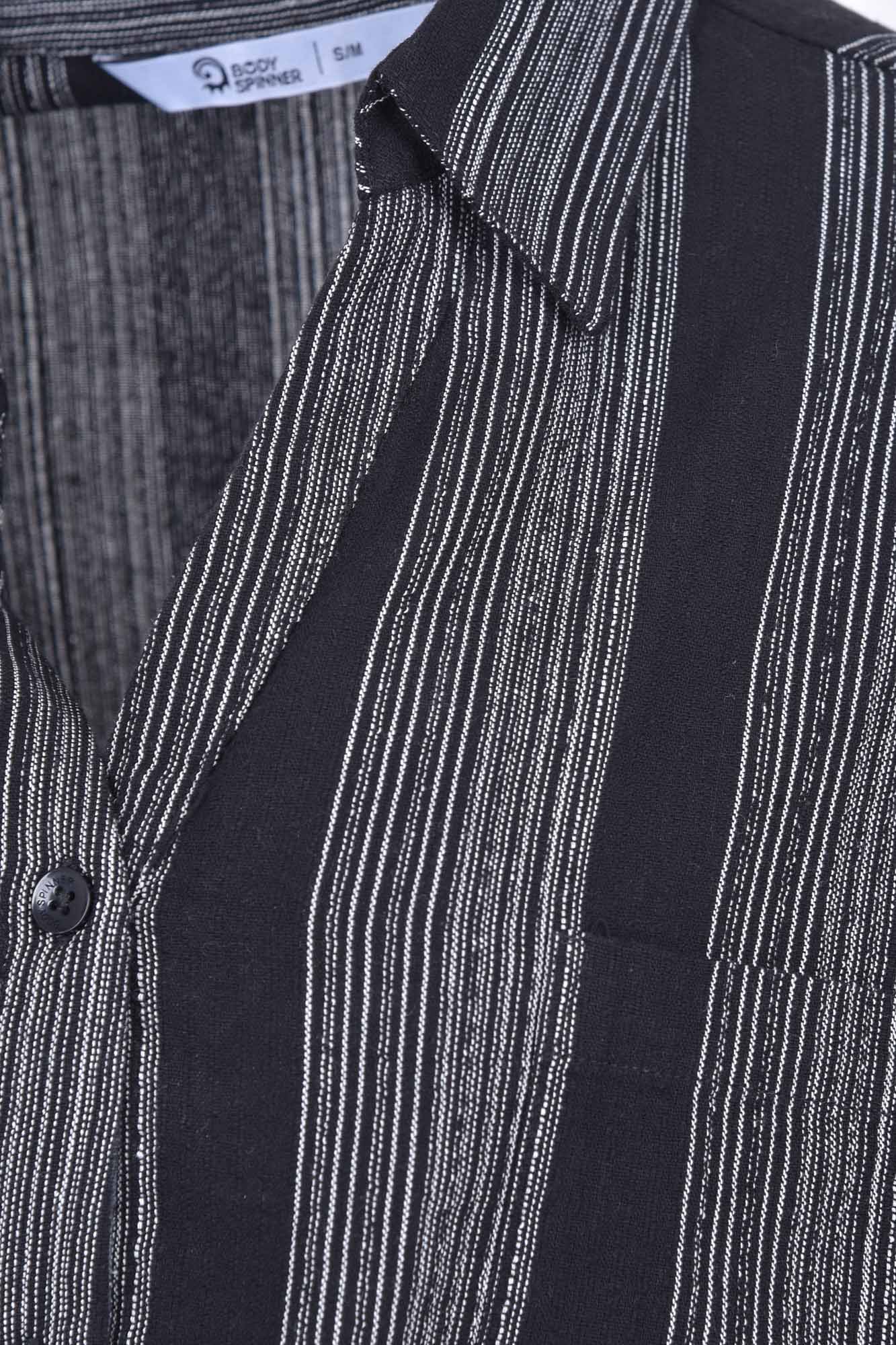 شومیز آستین کوتاه راه راه