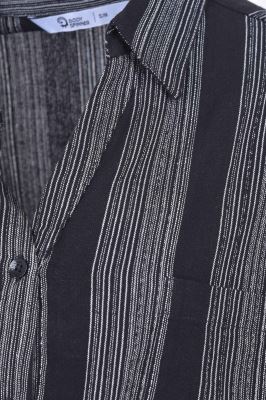 شومیز آستین کوتاه راه راه