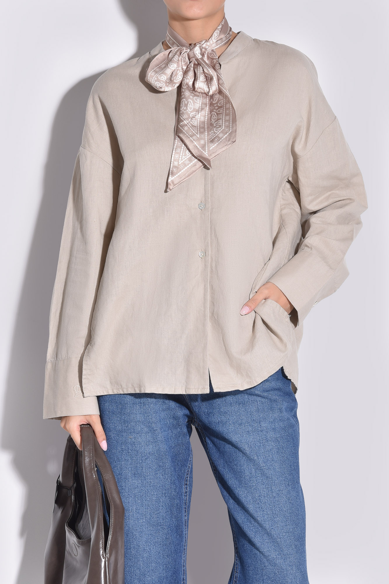 شومیز آستین بلند ساده