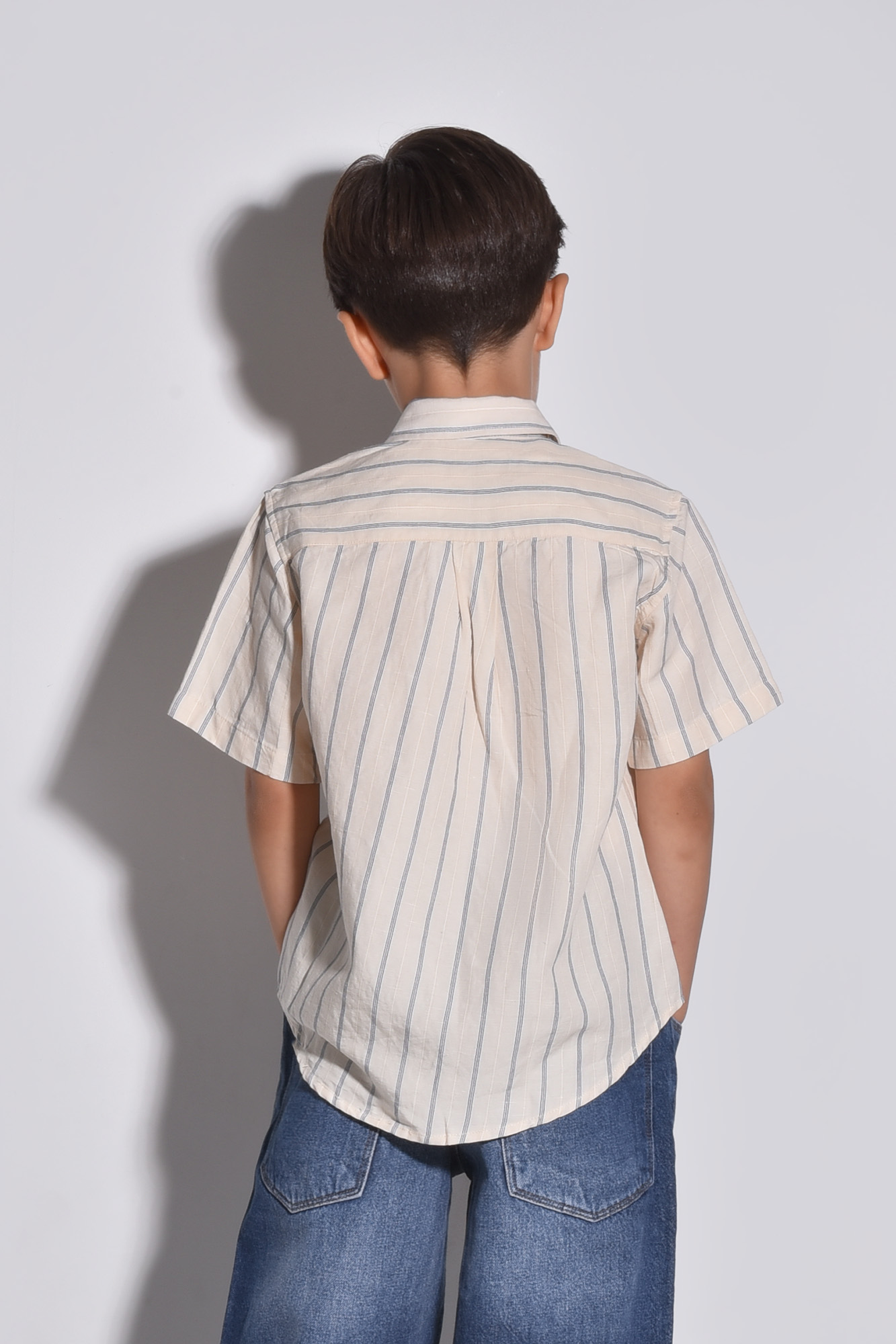 پیراهن آستین کوتاه لینن