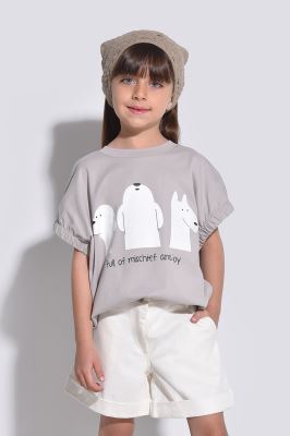 تیشرت آستین کوتاه چاپی