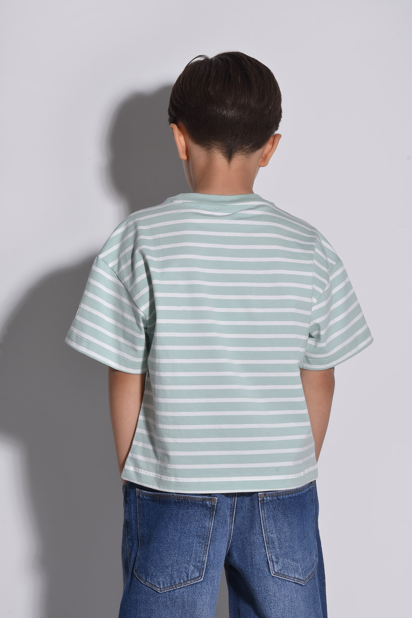 تیشرت آستین کوتاه راه راه