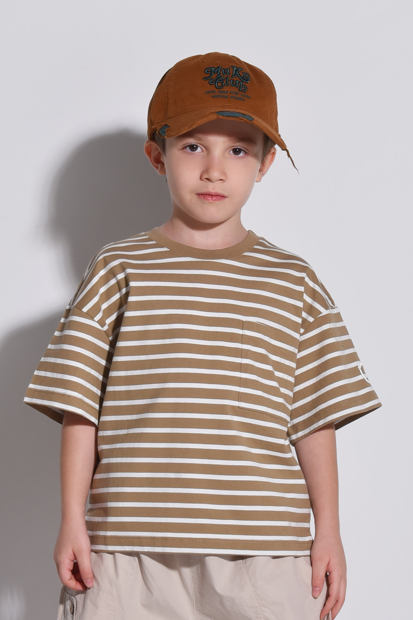 تیشرت آستین کوتاه راه راه