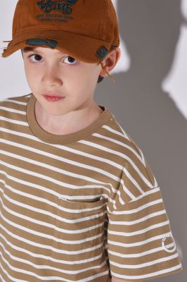 تیشرت آستین کوتاه راه راه