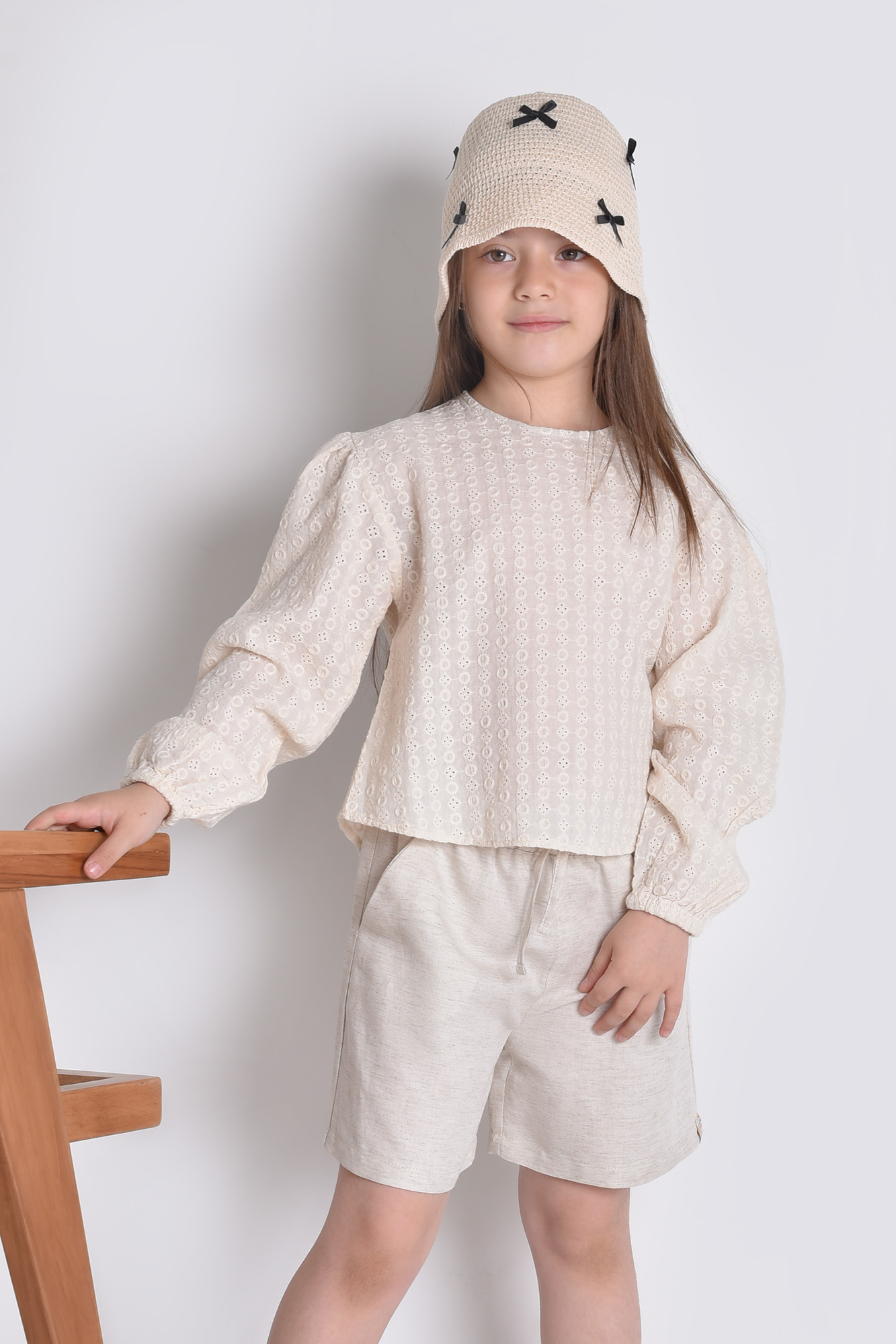 بلوز آستین بلند خامه دوزی