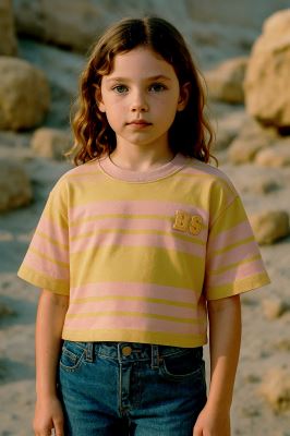 تیشرت آستین کوتاه راه راه