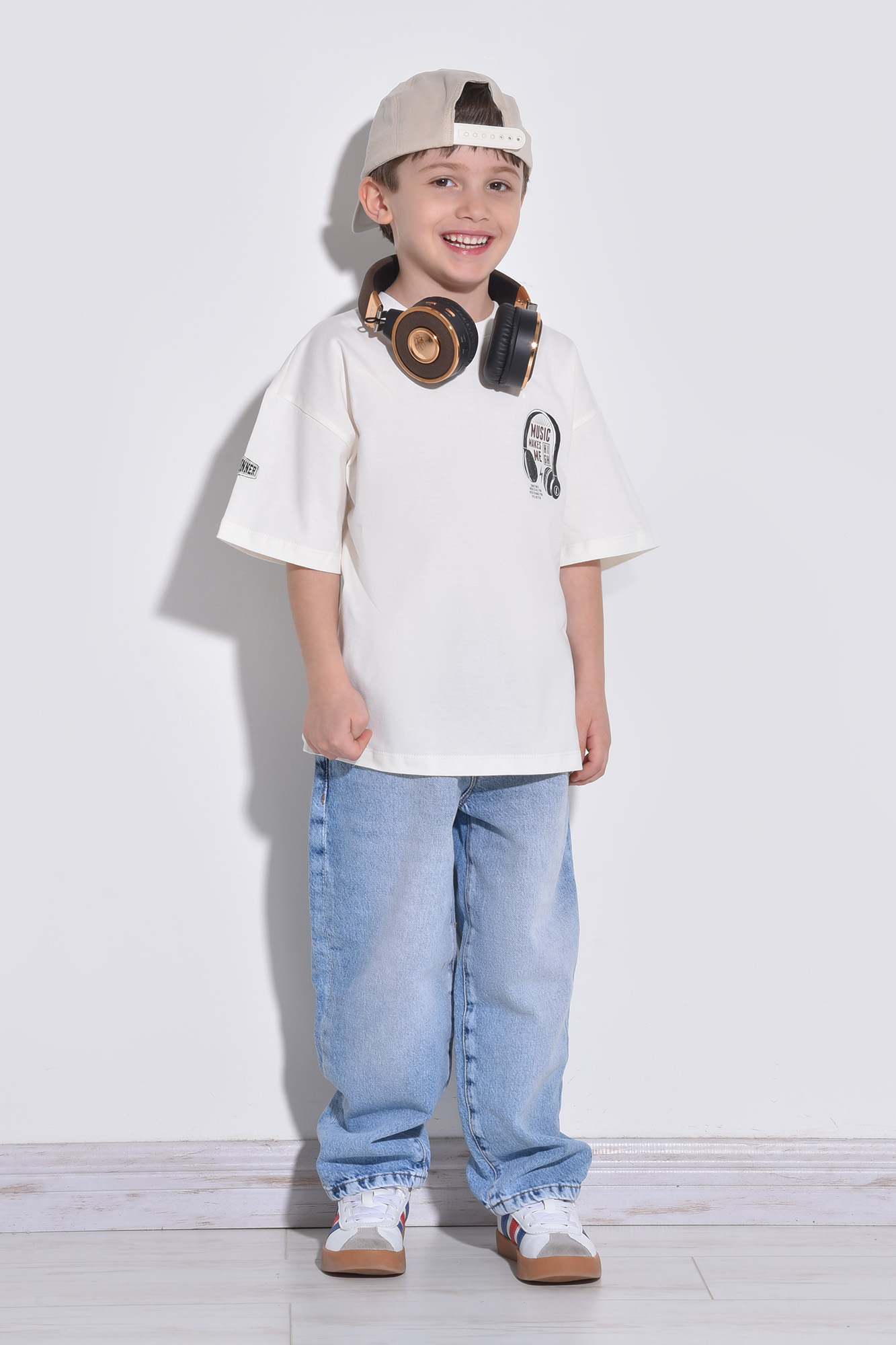 تیشرت آستین کوتاه جاپی