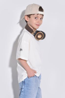 تیشرت آستین کوتاه جاپی