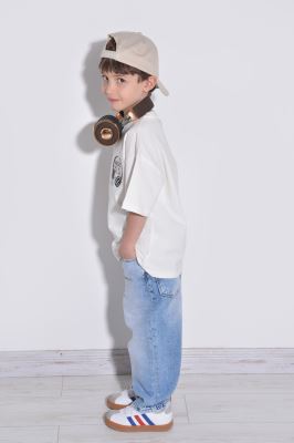 تیشرت آستین کوتاه جاپی