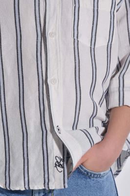 پیراهن آستین بلند راه راه