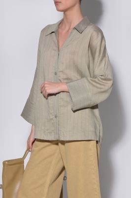 شومیز آستین بلند راه راه