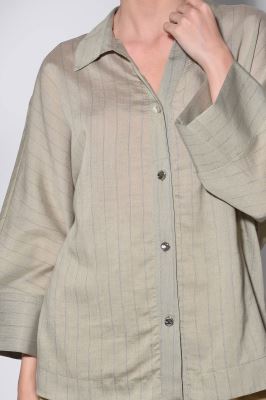 شومیز آستین بلند راه راه