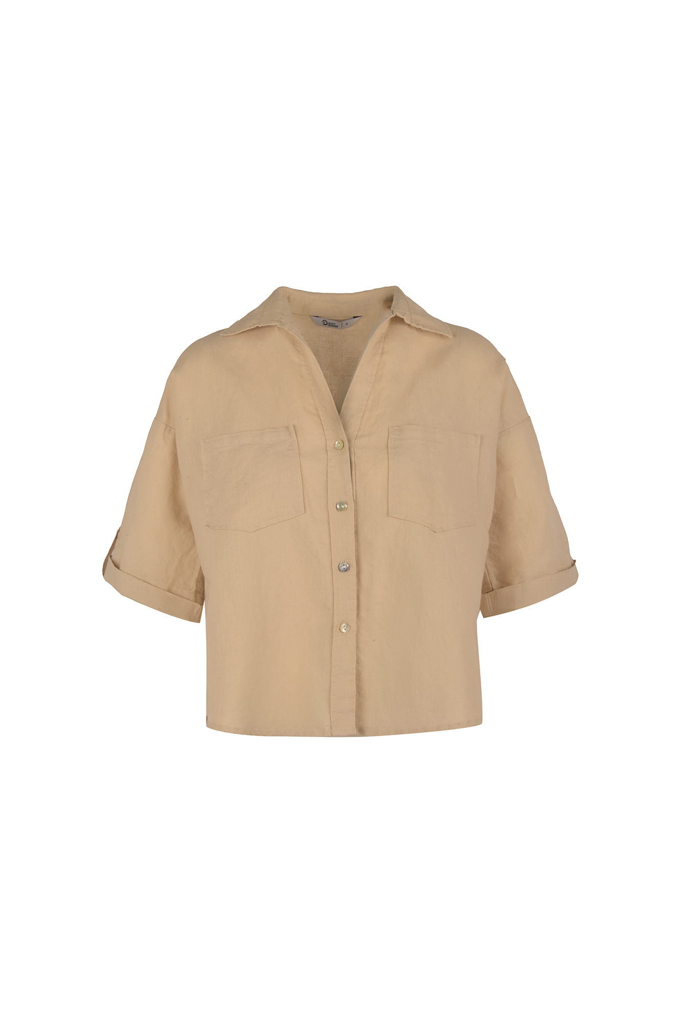 شومیز آستین کوتاه لینن