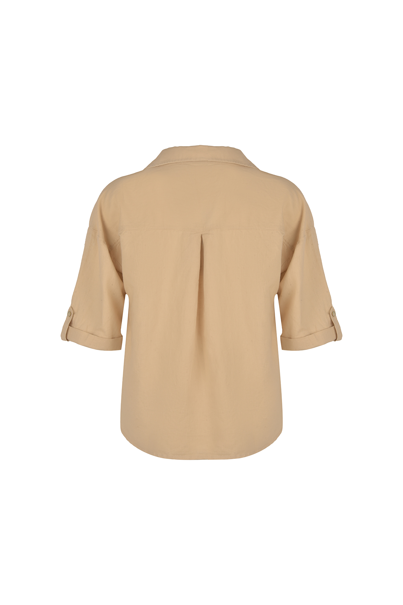 شومیز آستین کوتاه لینن