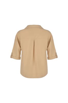 شومیز آستین کوتاه لینن