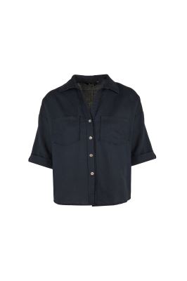 شومیز آستین کوتاه لینن