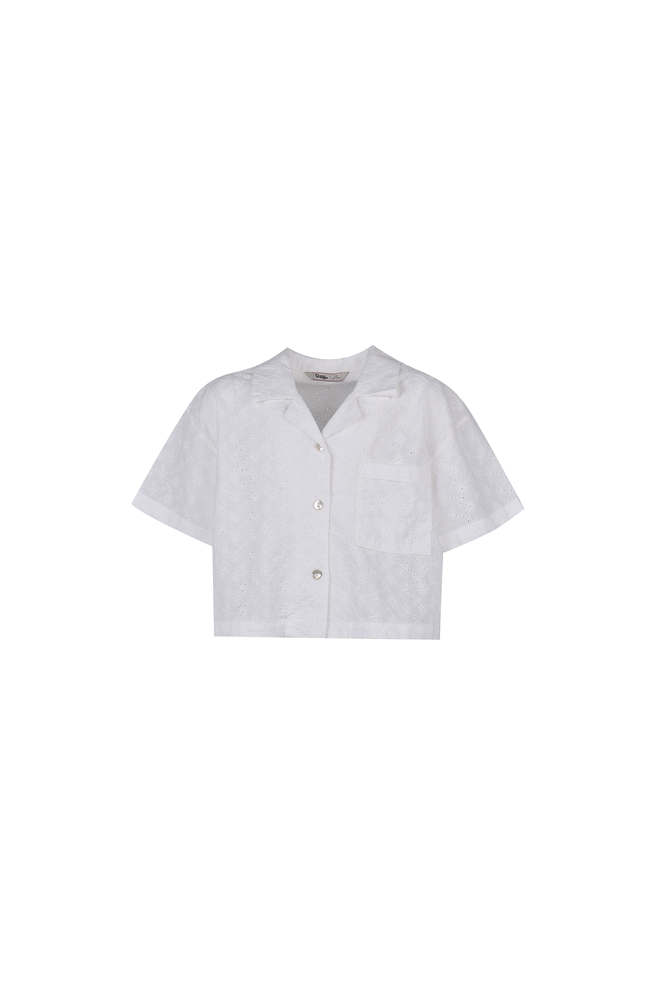 شومیز آستین کوتاه خامه دوزی