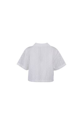 شومیز آستین کوتاه خامه دوزی