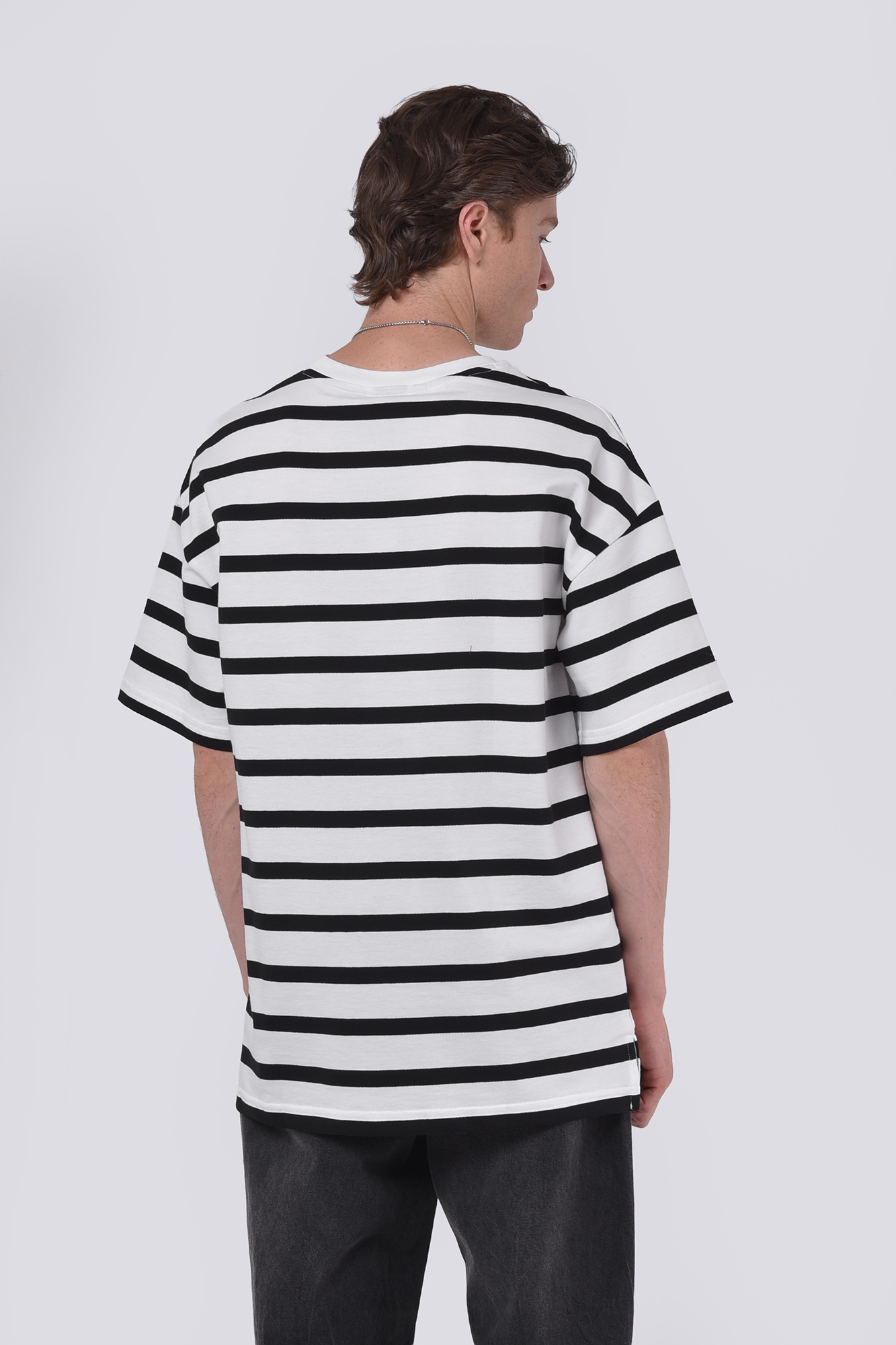 تیشرت آستین کوتاه راه راه