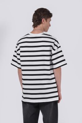 تیشرت آستین کوتاه راه راه