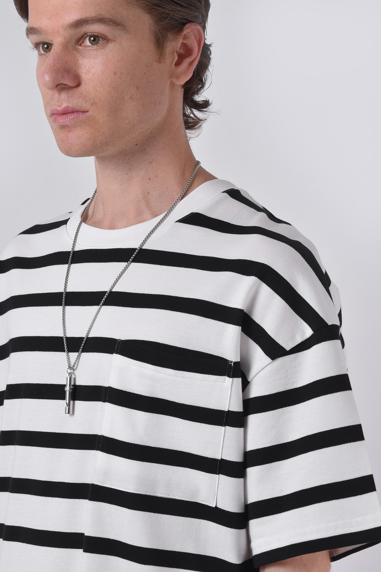 تیشرت آستین کوتاه راه راه