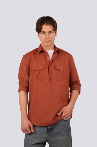 پیراهن آستین بلند گلدوزی