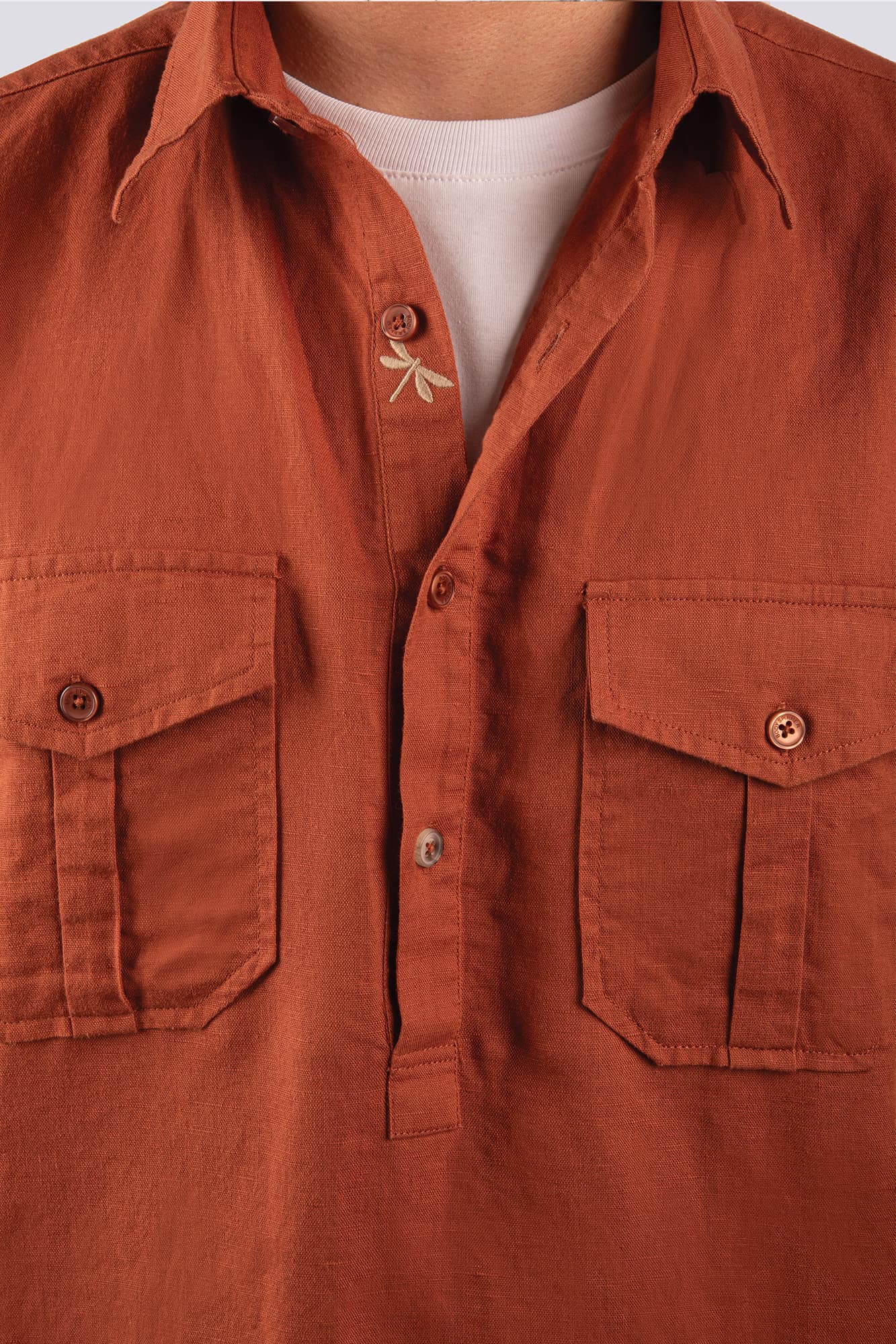 پیراهن آستین بلند گلدوزی