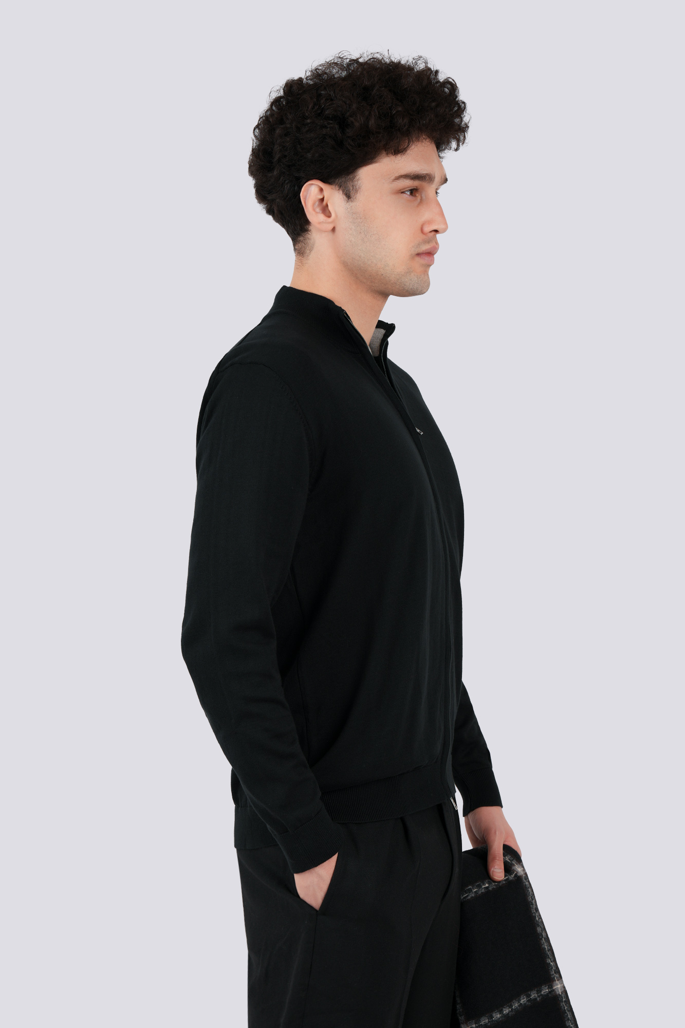 ژاکت بافت ساده