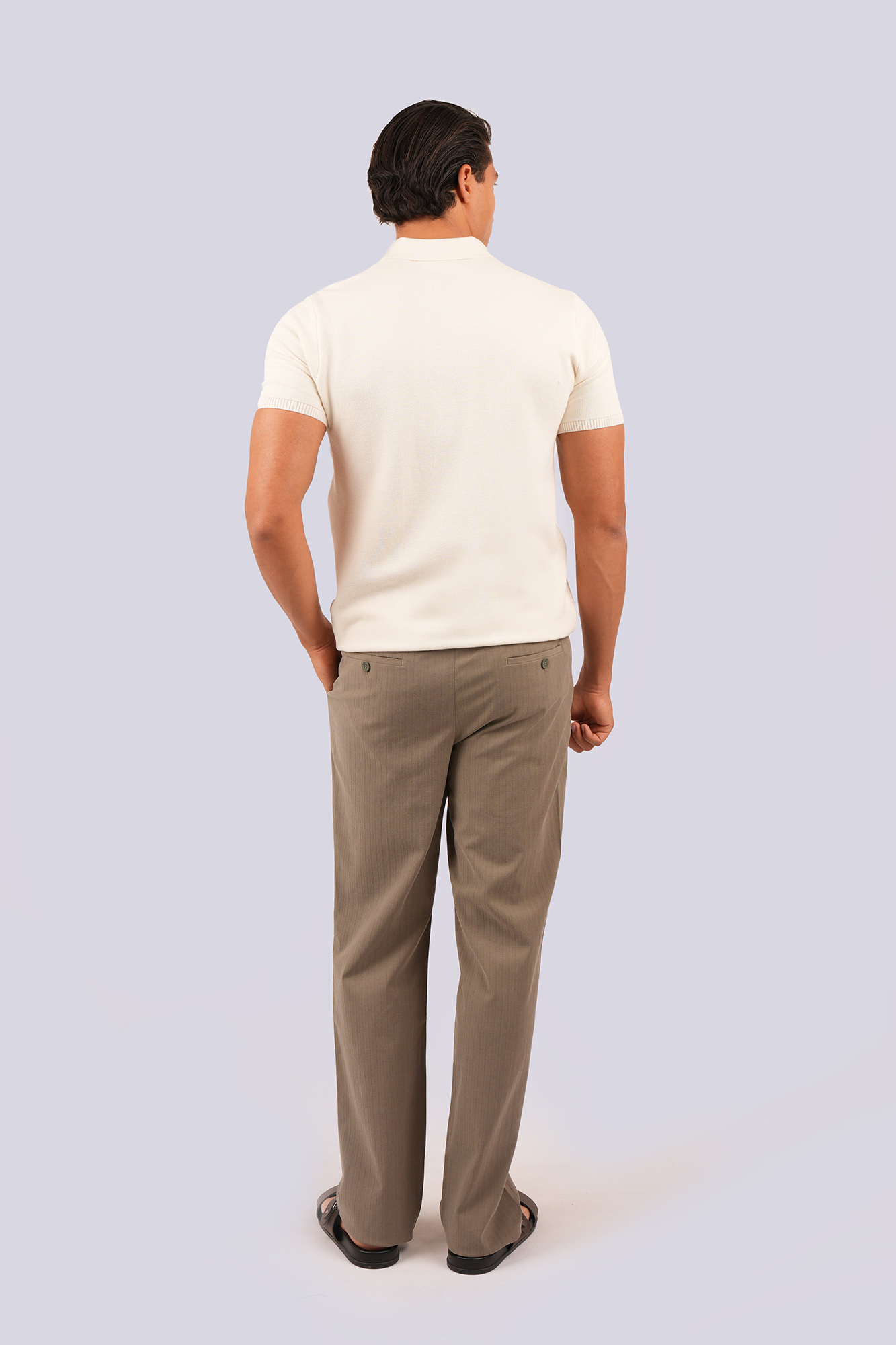 پولوشرت بافت آستین کوتاه