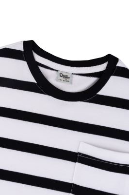 تیشرت آستین کوتاه راه راه