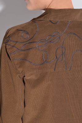 شومیز آستین بلند مخمل