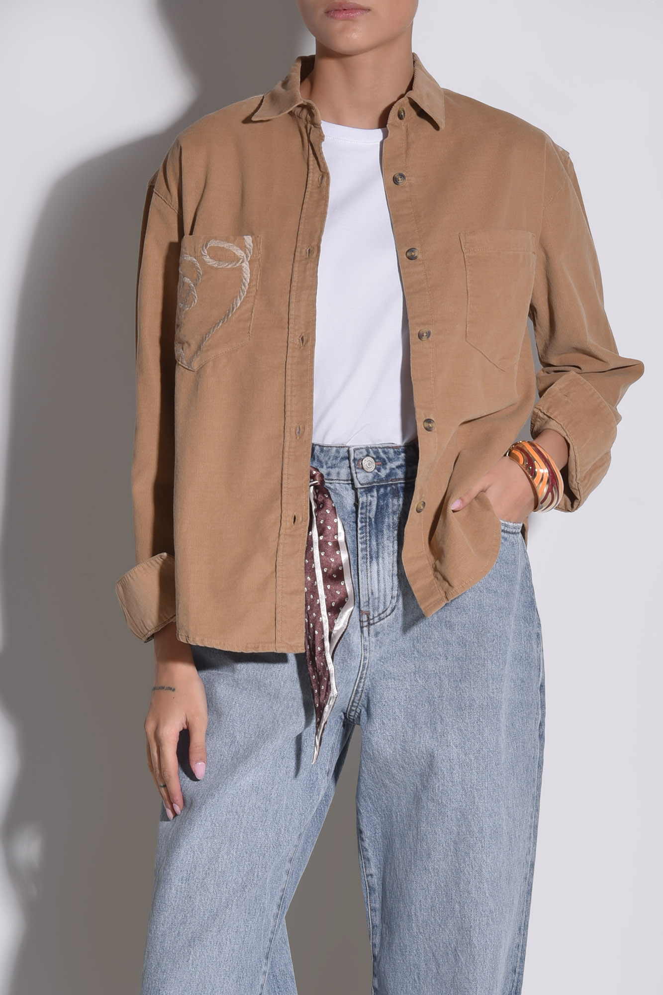 شومیز آستین بلند مخمل