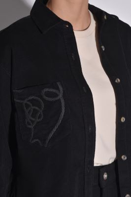 شومیز آستین بلند مخمل