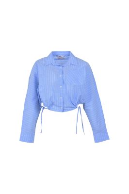 شومیز آستین بلند لینن