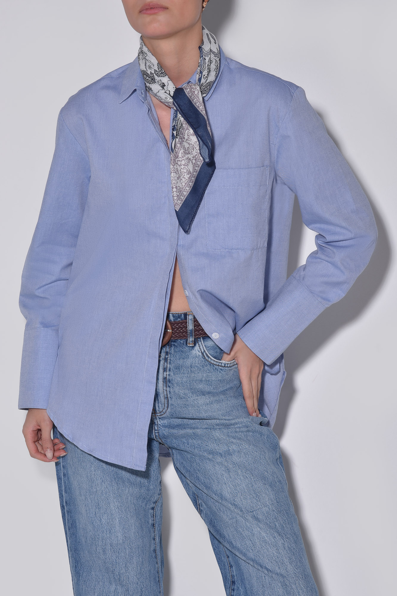 شومیز آستین بلند ساده