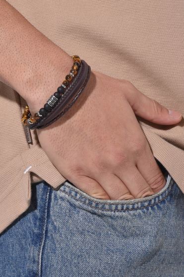 دستبند چرمی